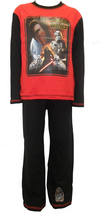 Picture of STARWARS BOYS TWO PIECE PYJAMA RED & BLACK